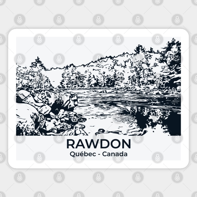 Rawdon - Québec Magnet by Lakeric